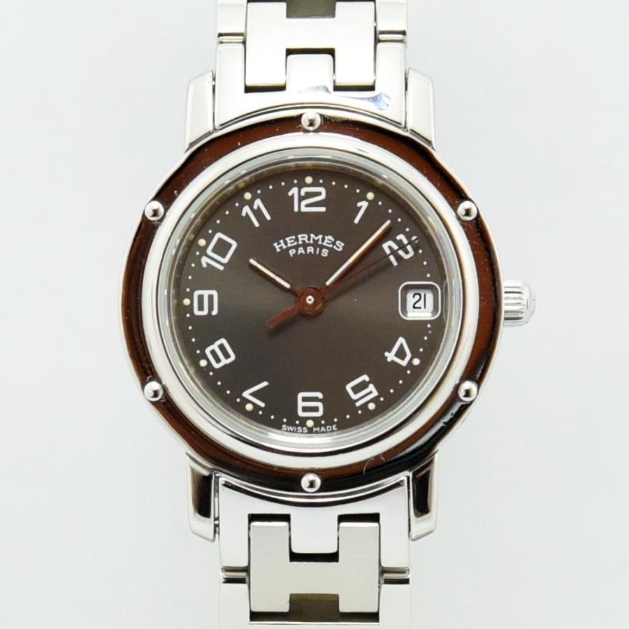 エルメス 時計 レディース HERMES クリッパー CL4.210 クォーツ SS 軽