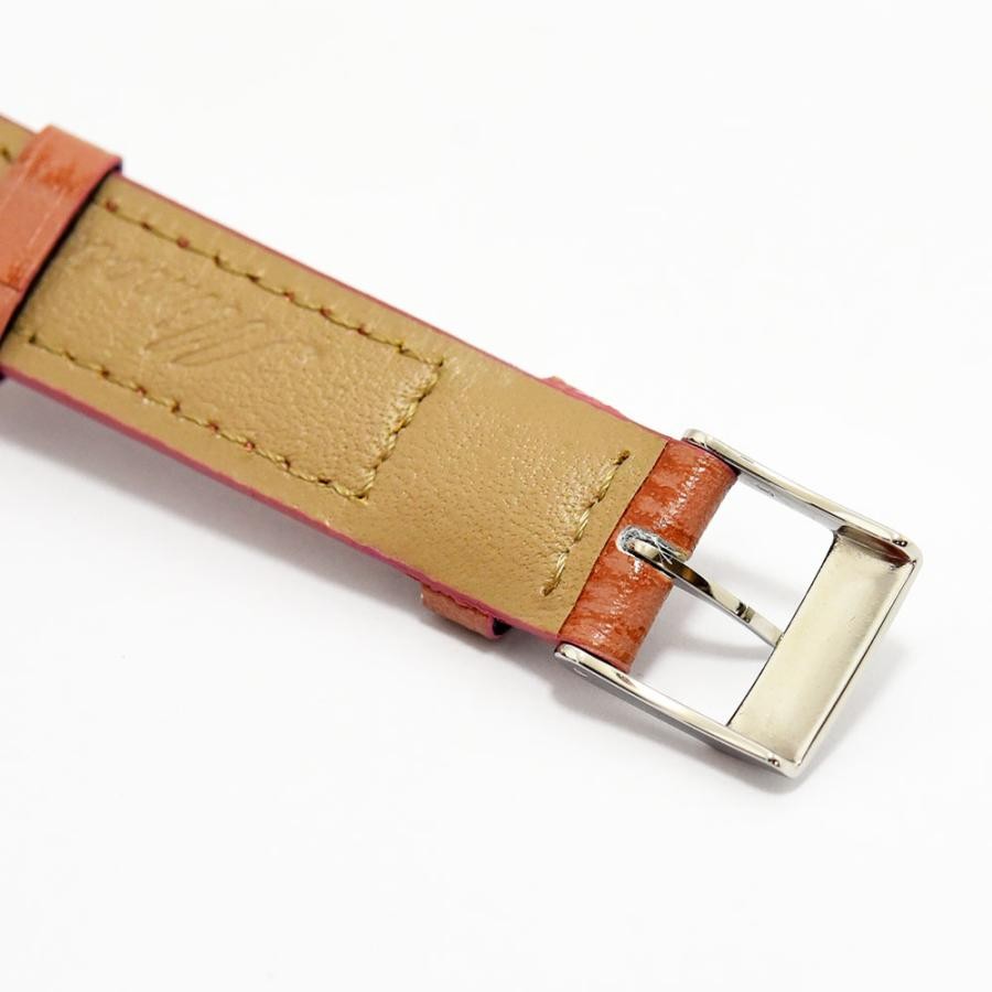 VINTAGE WATCHES FASHION ブライトリング クロノメトリー 認定 100M レディースウォッチ サーモンピンク文字盤 ブラウンレザーベルト