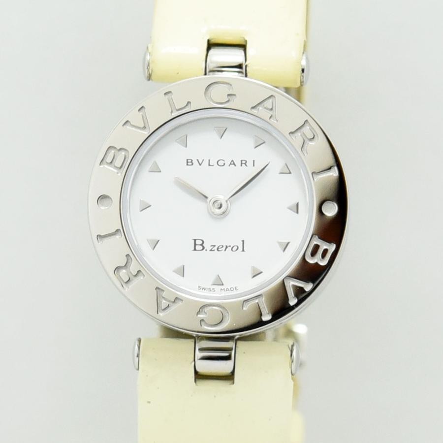 VINTAGE WATCHES FASHION ブルガリ B.zero1 アイボリーカーフレザーベルト シルバーケース レディースウォッチ