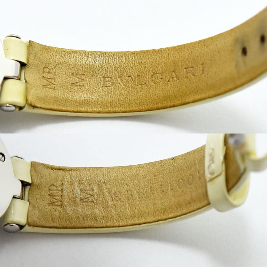 VINTAGE WATCHES FASHION ブルガリ B.zero1 アイボリーカーフレザーベルト、シルバーケースのレディースウォッチ