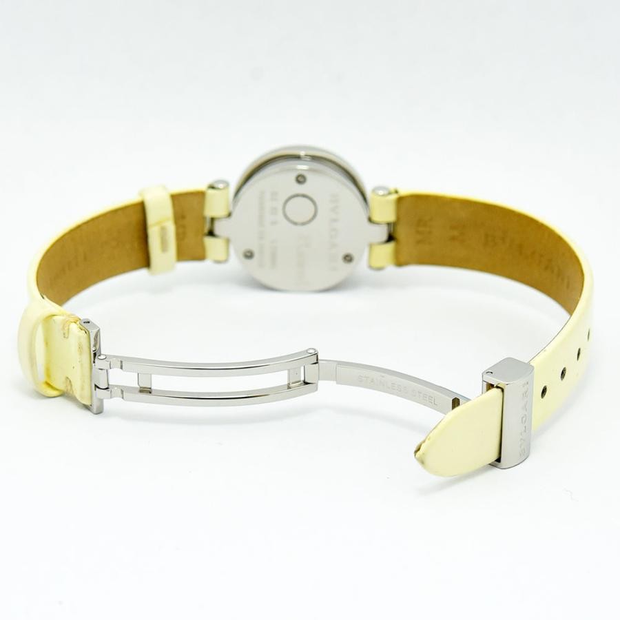 VINTAGE WATCHES FASHION ブルガリ B.zero1 アイボリーカーフレザーベルト、シルバーケースのレディースウォッチ