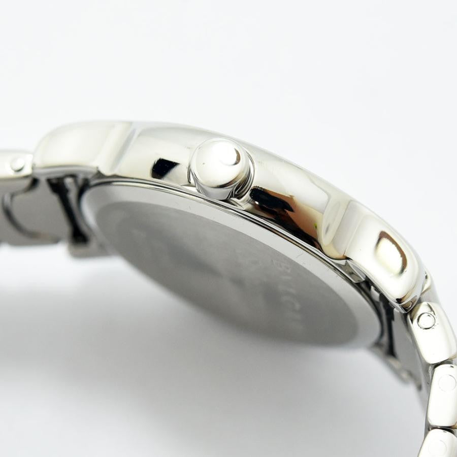 VINTAGE WATCHES FASHION ブルガリ レディース 腕時計 ステンレススティール製 ブラック文字盤 日付表示