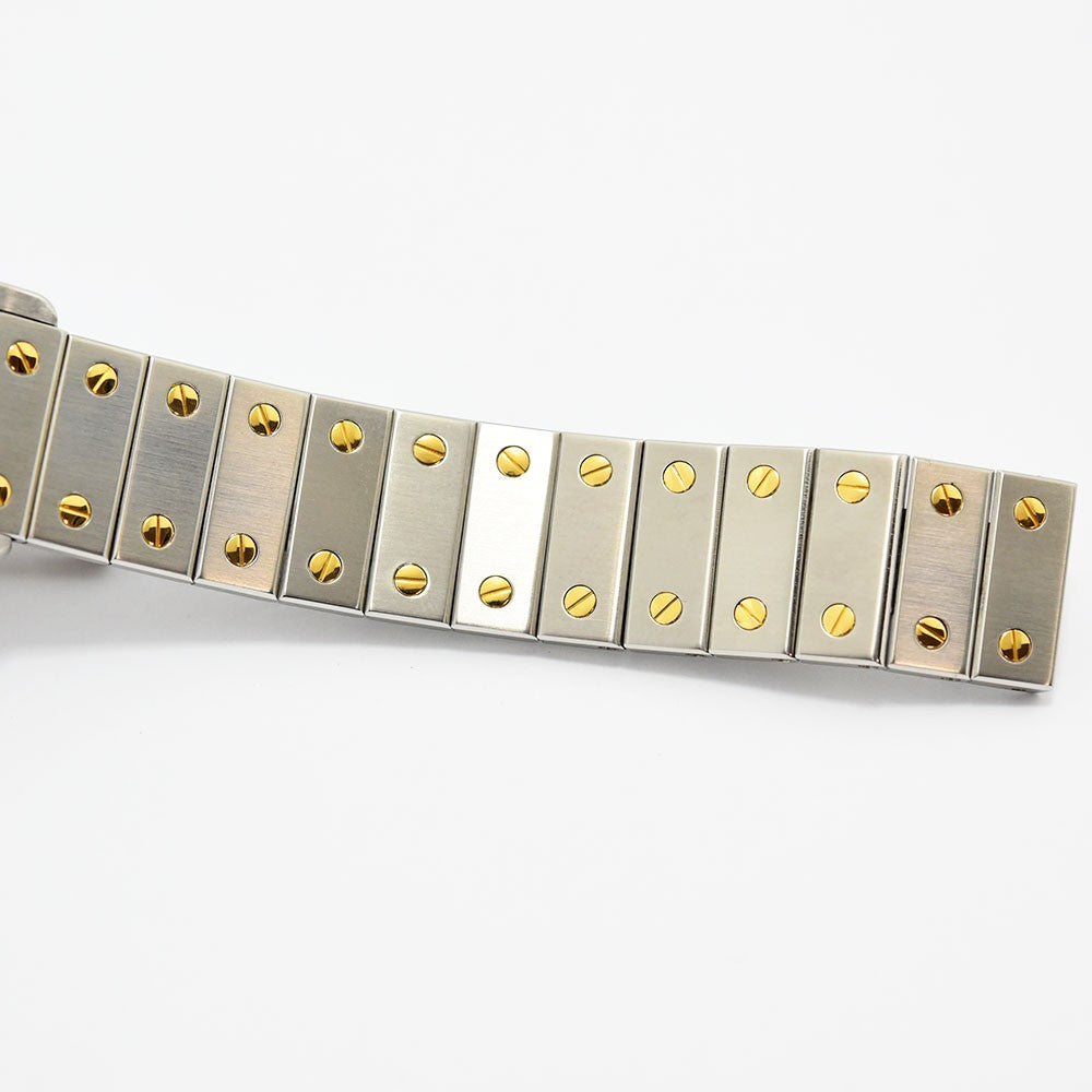 VINTAGE WATCHES FASHIONのCartier Santos腕時計用ステンレスとイエローゴールドのコンビブレスレット
