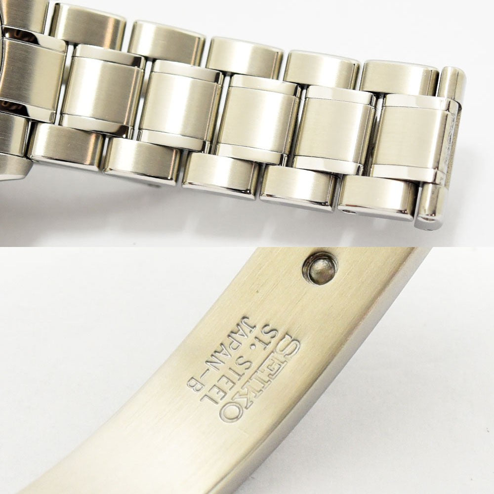 VINTAGE WATCHES FASHIONのグランドセイコー腕時計用ステンレススチール製ブレスレットのクローズアップ