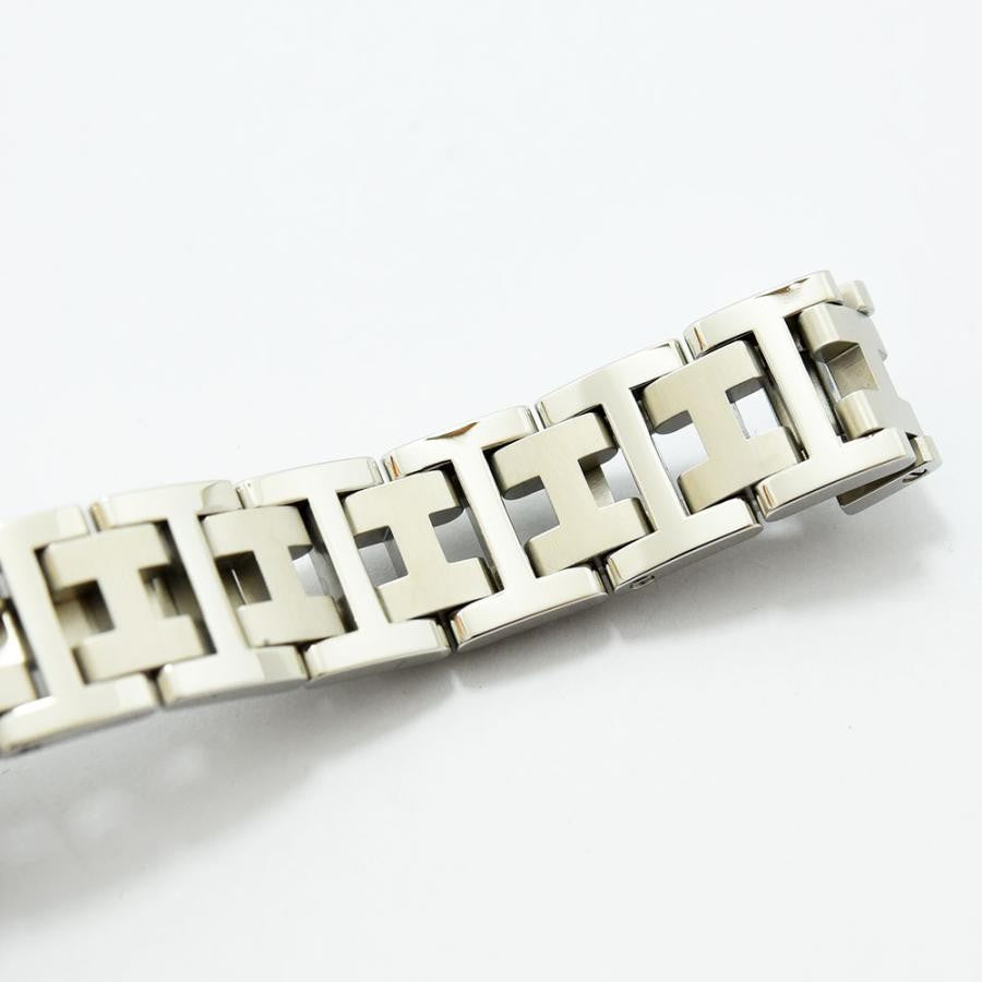 VINTAGE WATCHES FASHION エルメス クリッパー クオーツ レディース腕時計 ステンレススチール製ブレスレット ダークグレー文字盤 ブラウンベゼル スイス製