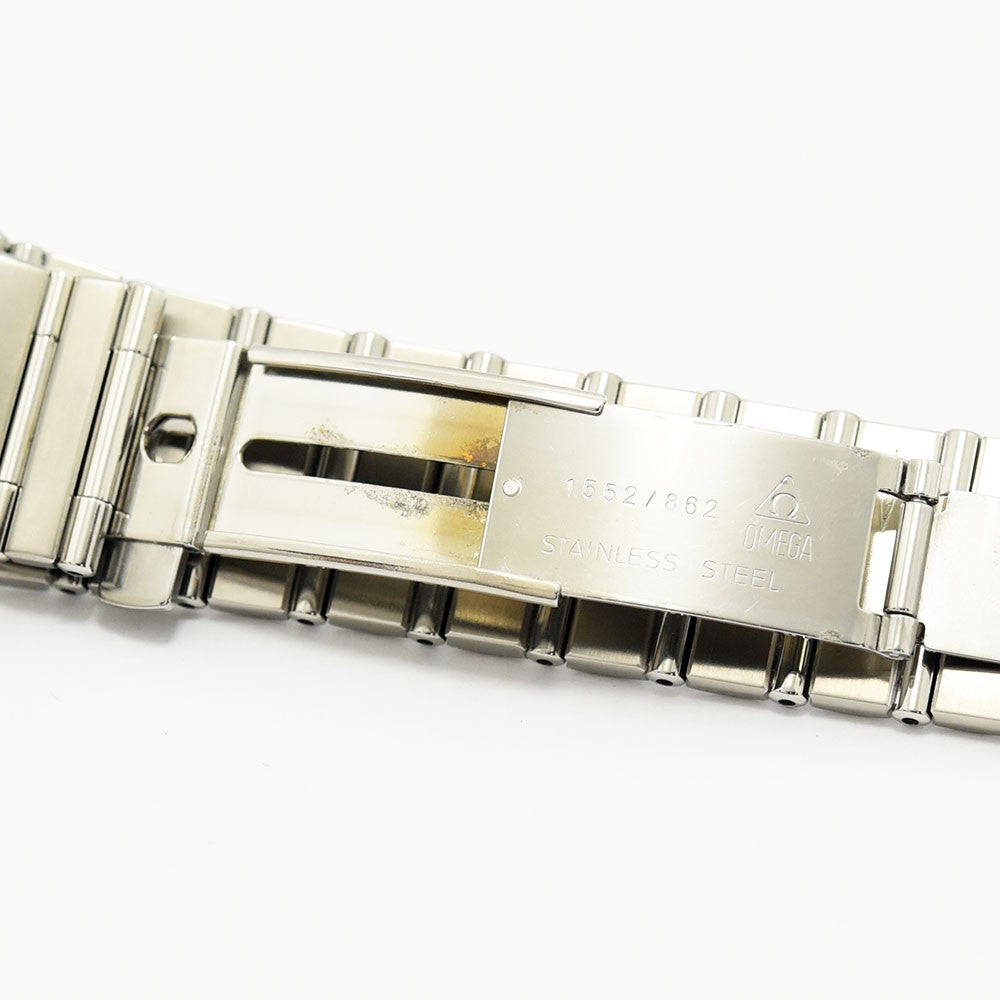 VINTAGE WATCHES FASHIONのOMEGAコンステレーション用ステンレススティール製ブレスレットのバックル部分