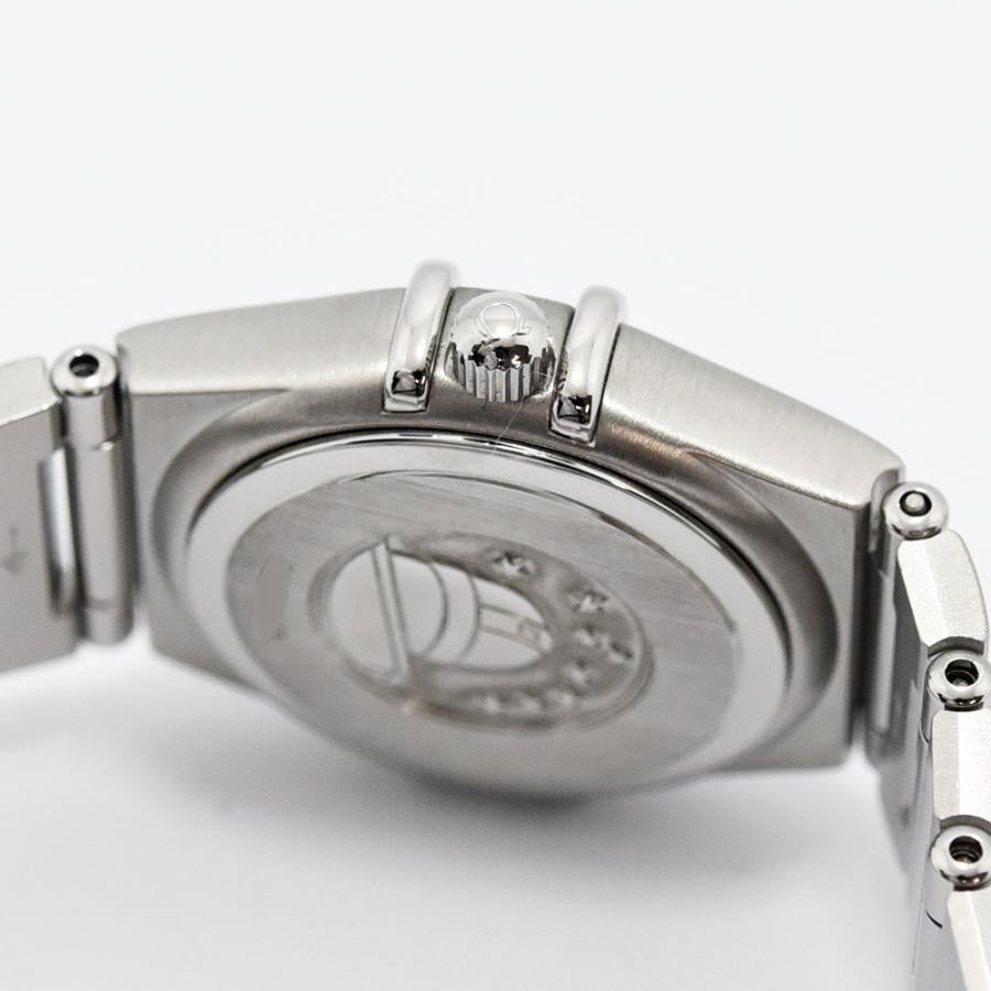 VINTAGE WATCHES FASHION オメガ コンステレーション レディース クォーツ腕時計 ステンレススチール製 ダークグレー文字盤 ローマ数字