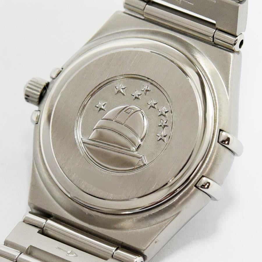 VINTAGE WATCHES FASHION オメガ コンステレーション レディース クォーツ腕時計 ステンレススチール製 ダークグレー文字盤 ローマ数字