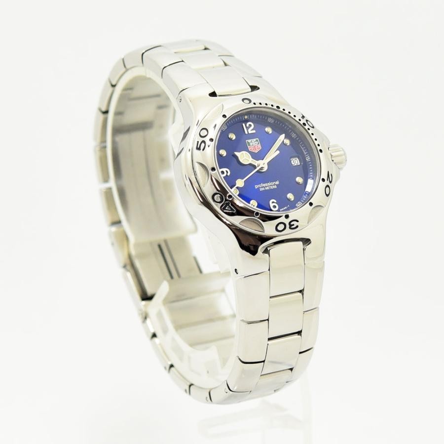 VINTAGE WATCHES FASHIONのタグ・ホイヤー プロフェッショナル腕時計。鮮やかなブルーの文字盤と耐久性に優れたステンレススチール製ブレスレットが特徴の200m防水モデル。